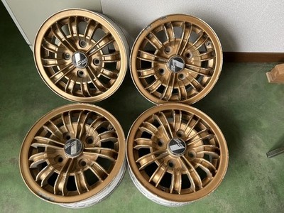 JDM Used ENKEI 13-inch MAG wheels PCD120 4-hole rare classic car disco (No Tires)