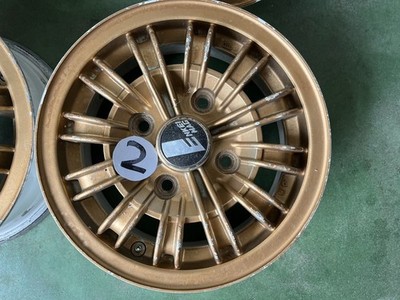 JDM Used ENKEI 13-inch MAG wheels PCD120 4-hole rare classic car disco (No Tires) - Image 3
