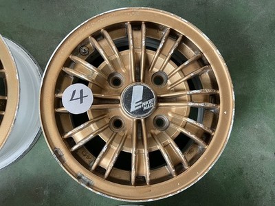 JDM Used ENKEI 13-inch MAG wheels PCD120 4-hole rare classic car disco (No Tires) - Image 5