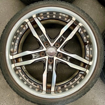 JDM Aftermarket wheels with tires repair required: KYOHO AME Shallen X (No Tires) - Image 2
