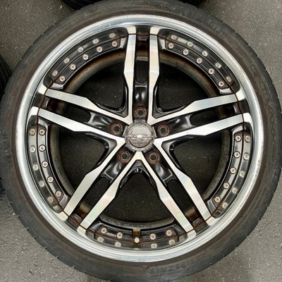 JDM Aftermarket wheels with tires repair required: KYOHO AME Shallen X (No Tires) - Image 3