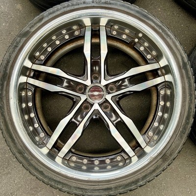 JDM Aftermarket wheels with tires repair required: KYOHO AME Shallen X (No Tires) - Image 4