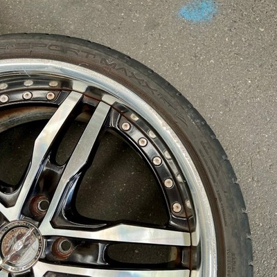 JDM Aftermarket wheels with tires repair required: KYOHO AME Shallen X (No Tires) - Image 6