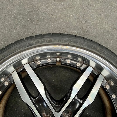 JDM Aftermarket wheels with tires repair required: KYOHO AME Shallen X (No Tires) - Image 7