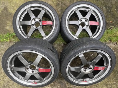 JDM Rare RAYS Volk Racing TE37 SL 9j +45 pcd114.3 18Rays FORGED forgin (No Tires)