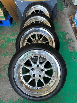 JDM BLITZ RACING WHEEL blitz 17-inch wheel and tire set (No Tires) - Image 11