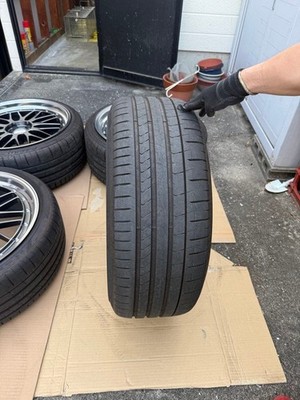 JDM BBS LM21 aluminum wheels and tire set (No Tires) - Image 6