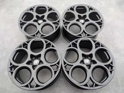 JDM Alfa Romeo Tonerle Genuine 20 Satin Black 4-Wheel Set (No Tires)