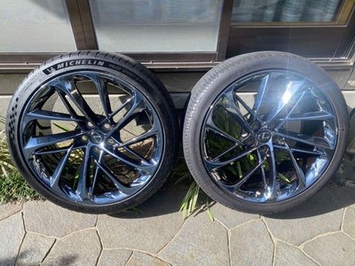 JDM Modelista21-inch wheels with tires rear left and right 2 wheels Sc (No Tires)