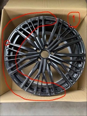 JDM NX TRD 20 forging aluminum wheels Melanite gunmetallic (No Tires) - Image 4