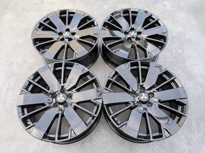 JDM Mitsubishi Outlander PHEV Genuine 20-inch Black 4-Wheel Set (No Tires)
