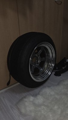 JDM RAYS TE37V 15x10J-25 Wheels with Tires 2-Wheel Set Deep Rim (No Tires) - Image 2