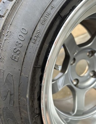 JDM RAYS TE37V 15x10J-25 Wheels with Tires 2-Wheel Set Deep Rim (No Tires) - Image 9