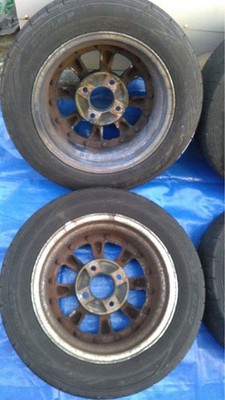 JDM 14-inch aluminum Watanabe RS-8 original from that era (No Tires) - Image 7
