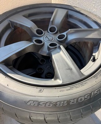JDM Z34 early model genuine wheels and tire set 4 books (No Tires)