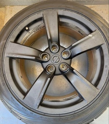 JDM Z34 early model genuine wheels and tire set 4 books (No Tires) - Image 3