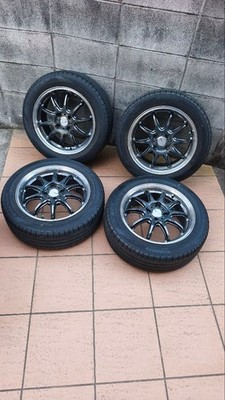 JDM Work wheels 15-inch Dunlop tires 185/55/15 size. (No Tires)