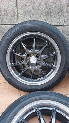 JDM Work wheels 15-inch Dunlop tires 185/55/15 size. (No Tires) - Image 2