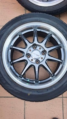 JDM Work wheels 15-inch Dunlop tires 185/55/15 size. (No Tires) - Image 4