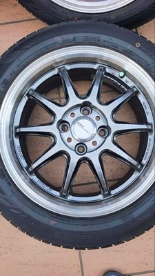 JDM Work wheels 15-inch Dunlop tires 185/55/15 size. (No Tires) - Image 5