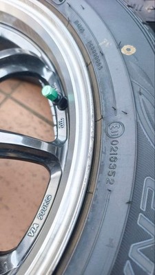 JDM Work wheels 15-inch Dunlop tires 185/55/15 size. (No Tires) - Image 9