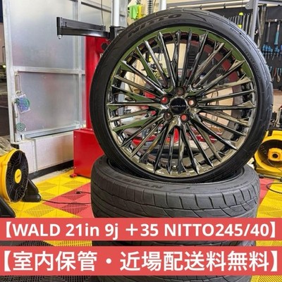 JDM WALD GENUINE LINE 9j＋35 NITTO245/40 (No Tires)