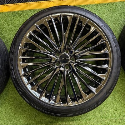 JDM WALD GENUINE LINE 9j+35 NITTO245/40 (No Tires) - Image 4