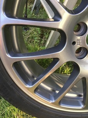 JDM BBS RE5005 Gun Gray 17x7J +48 + 215/45 tires (No Tires) - Image 7