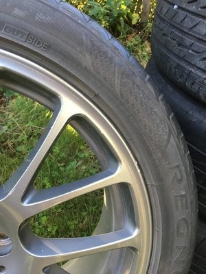 JDM BBS RE5005 Gun Gray 17x7J +48 + 215/45 tires (No Tires) - Image 8