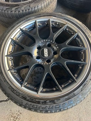 JDM BBS CH-R2 21x9.5J+33 PCD112 with Pirelli (No Tires)
