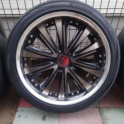 JDM AME Moderato Blaster 20-inch Tire 4-Wheel Set Blue Earth (No Tires) - Image 5