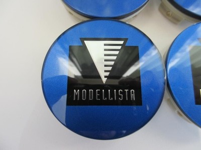 JDM i143 ♪ Modellista Toyota Genuine Wheel Center Cap 4 Individual (No Tires) - Image 3