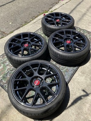 JDM RX-8 with WORK 19-inch wheels and FALKEN tires. (No Tires)