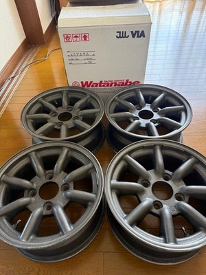 JDM Watanabe Wheels 4-Wheel Set B 6J 14 (No Tires)