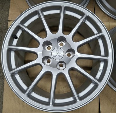 JDM New CarMitsubishi Lancer Evolution X Genuine 18x8.5J Wheels 4-Wheel Set L (No Tires) - Image 3