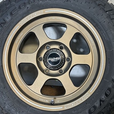JDM ForgingRAYS VOLKRACING TE37XT 17x8J +20 6H PCD139.7 TOYO M/T LT 265 (No Tires) - Image 4