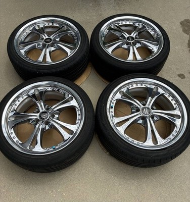 JDM Rare Weds Kranze Cerberus 2 18-inch 7.5j +44 5h100 Used 4-Wheel Set (No Tires)