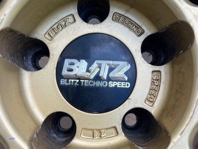 JDM Rare Deep Rim BLITZ TECHNO SPEED Z1 blitz 9j+22 18 Drift Car USDM (No Tires) - Image 3