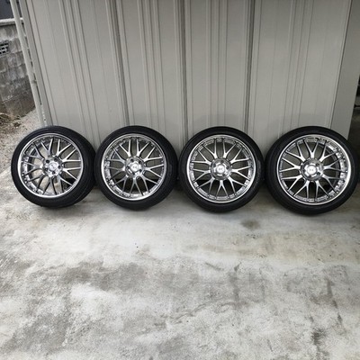 JDM Weds Maverick 709M & Yokohama Advan dB V552 4-Wheel Set br WEDS (No Tires)