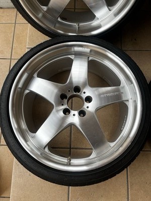 JDM Rare WALD STREIFEN 4-Wheel Set 20x9J+37/10J+37 PCD114.3 5-hole GRENLANDER (No Tires) - Image 4