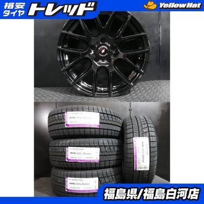 JDM 225/55R17 2014 Nexen WINGUARD ice2 Used wheels INFORGED 7.5J-17 5H (No Tires)