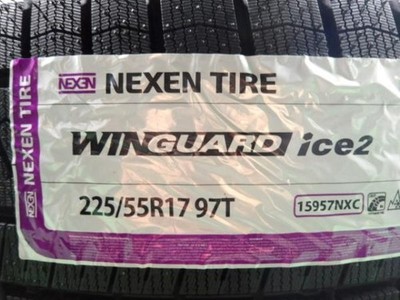 JDM 225/55R17 2014 Nexen WINGUARD ice2 Used wheels INFORGED 7.5J-17 5H (No Tires) - Image 2