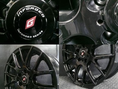 JDM 225/55R17 2014 Nexen WINGUARD ice2 Used wheels INFORGED 7.5J-17 5H (No Tires) - Image 6