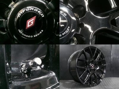 JDM 225/55R17 2014 Nexen WINGUARD ice2 Used wheels INFORGED 7.5J-17 5H (No Tires) - Image 8