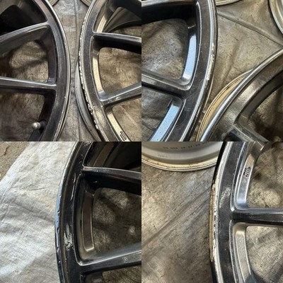 JDM Rare Mitsubishi Lancer Evolution 10 genuine 18x8.5j +38 5-hole 114 (No Tires) - Image 7