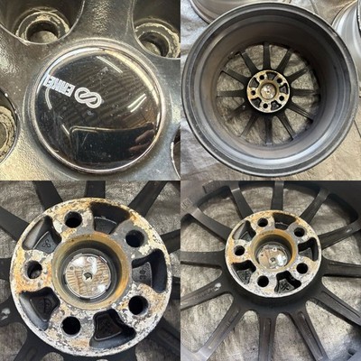 JDM Rare Mitsubishi Lancer Evolution 10 genuine 18x8.5j +38 5-hole 114 (No Tires) - Image 8