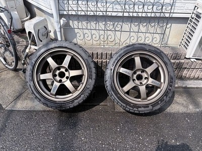 JDM RAYS VOLK RACING TE37 17x9.5J +35? Bronze 2-Wheel Set br RAYS (No Tires)