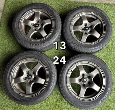 JDM Nissan R32 Genuine Skyline Wheels and Tires br Nissan (No Tires)