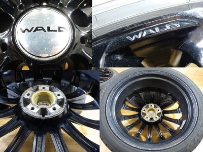 JDM WALD Wheels and Tires 4-Wheel Set 5H-114.3 20x8.5J+40 9.5J+40 245/45ZR20 (No Tires) - Image 3
