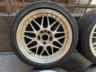 JDM Rare Weds Farmas M-Revolt 17x8J/9J +38 4H/5H PCD114.3 4-Wheel Set br WEDS (No Tires) - Image 2